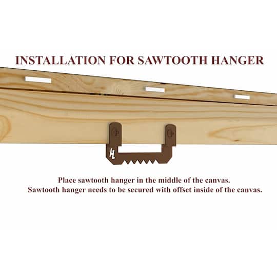 HangZ™ 20lb. Canvas Sawtooth Hangers